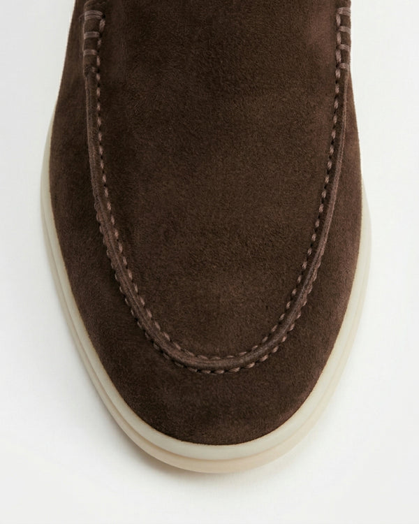 Quiet Suede Loafers - Espresso
