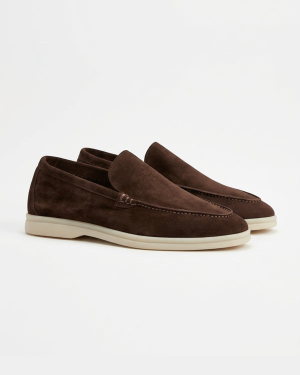 Quiet Suede Loafers - Espresso