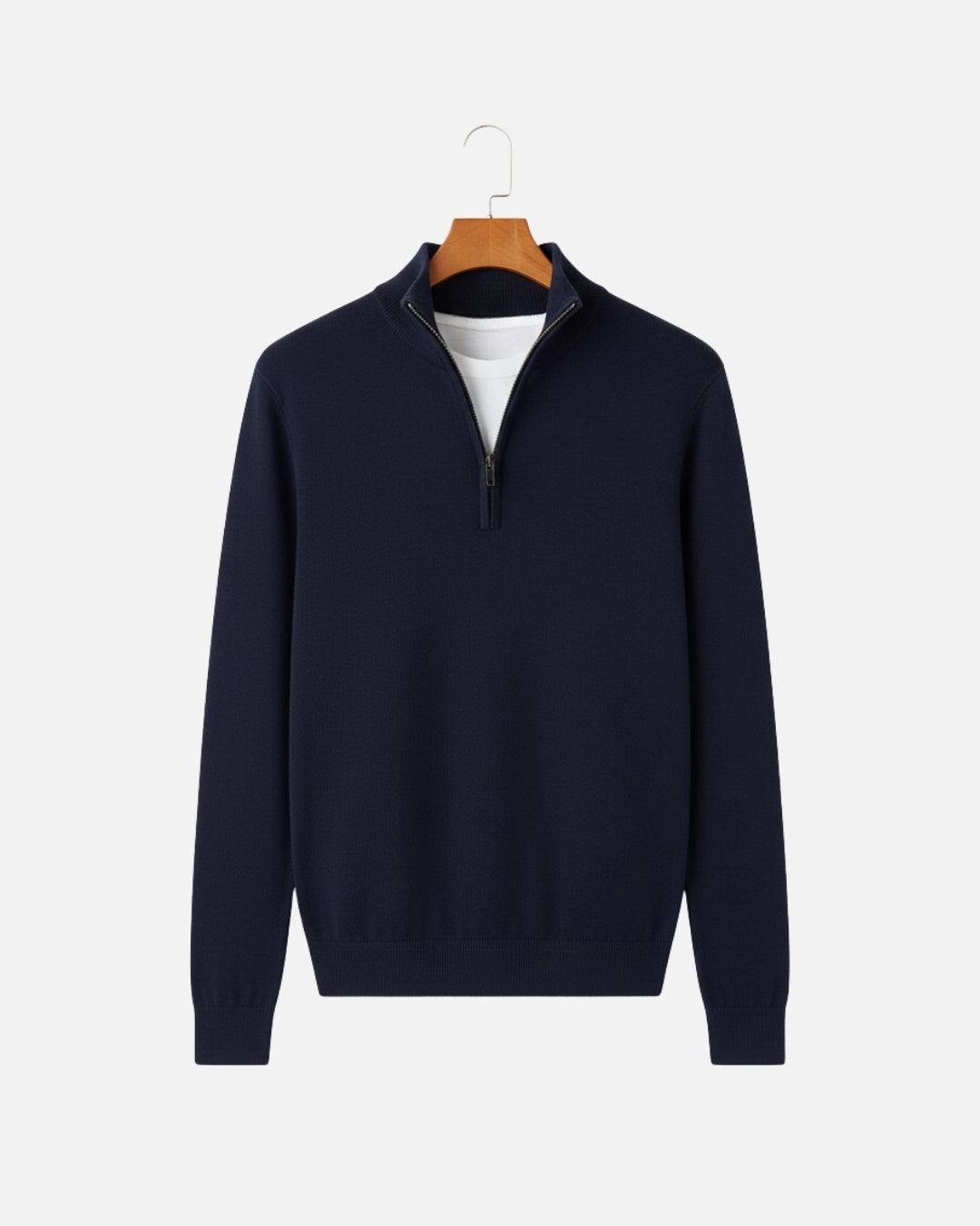 Essential Half zip Trui - Navy