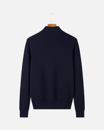 Essential Half zip Trui - Navy