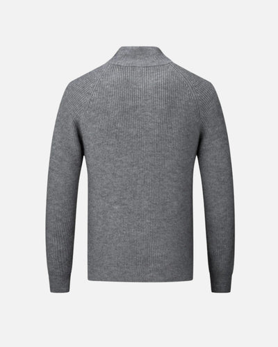 Aragón Sweater met Rits - Grijs