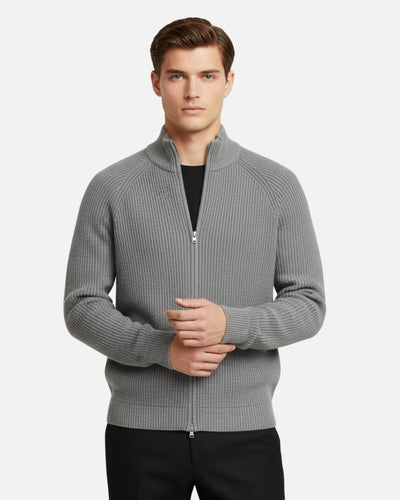 Aragón Sweater met Rits - Grijs