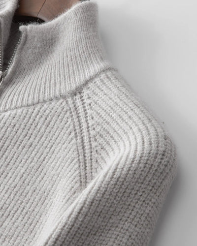 Aragón Sweater met Rits - Off-white