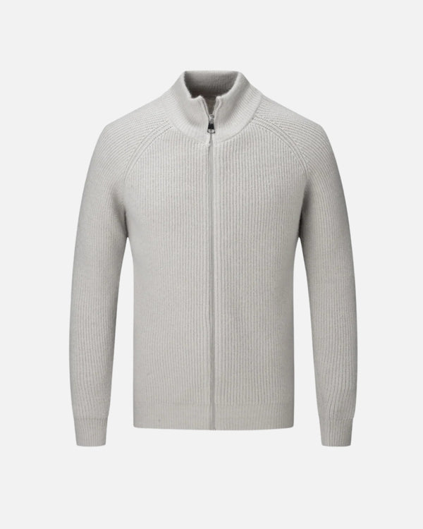 Aragón Sweater met Rits - Off-white