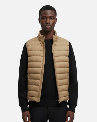 Gerona Gewatteerde Bodywarmer - Camel