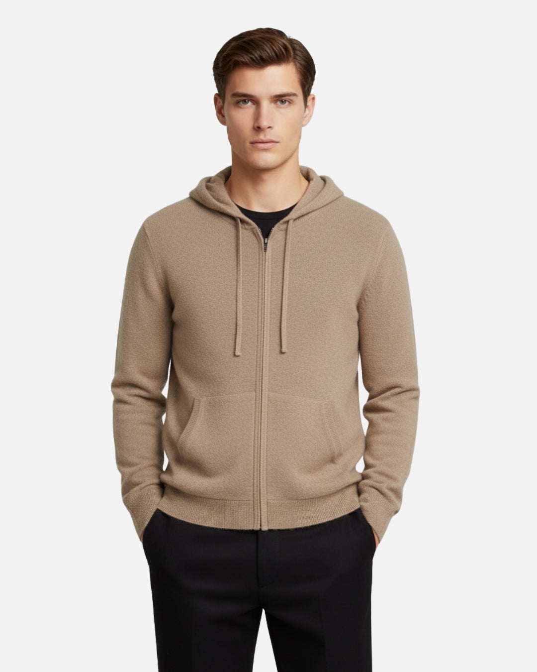 TQC - Luxe Merinowollen Hoodie met Rits