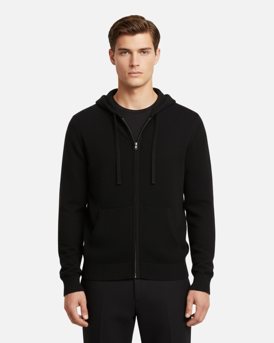 TQC - Luxe Merinowollen Hoodie met Rits