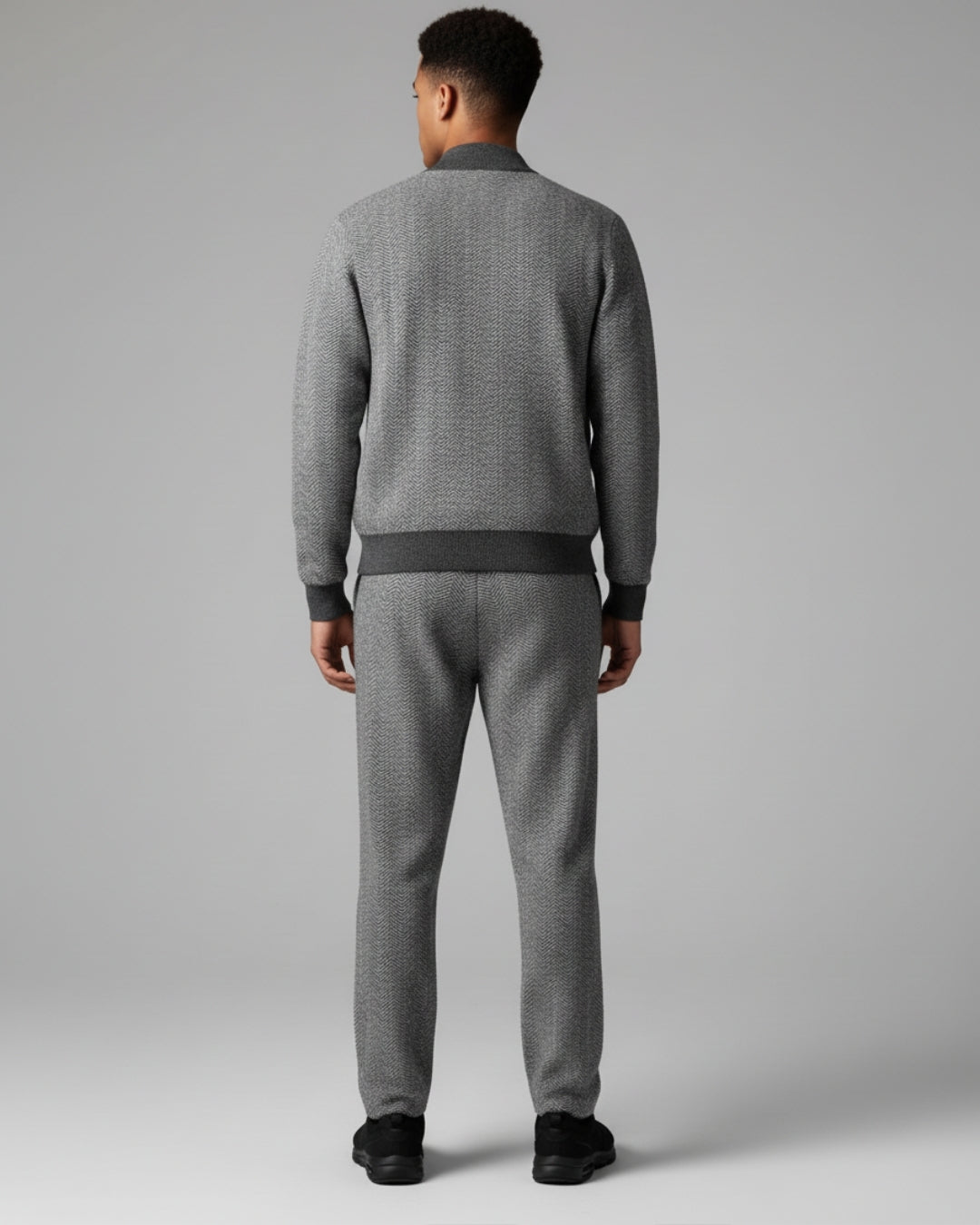 TQC - High-End Merinowollen Set met Vest en Pantalon