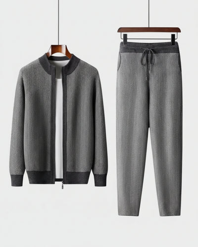 TQC - High-End Merinowollen Set met Vest en Pantalon