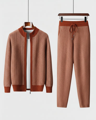 TQC - High-End Merinowollen Set met Vest en Pantalon