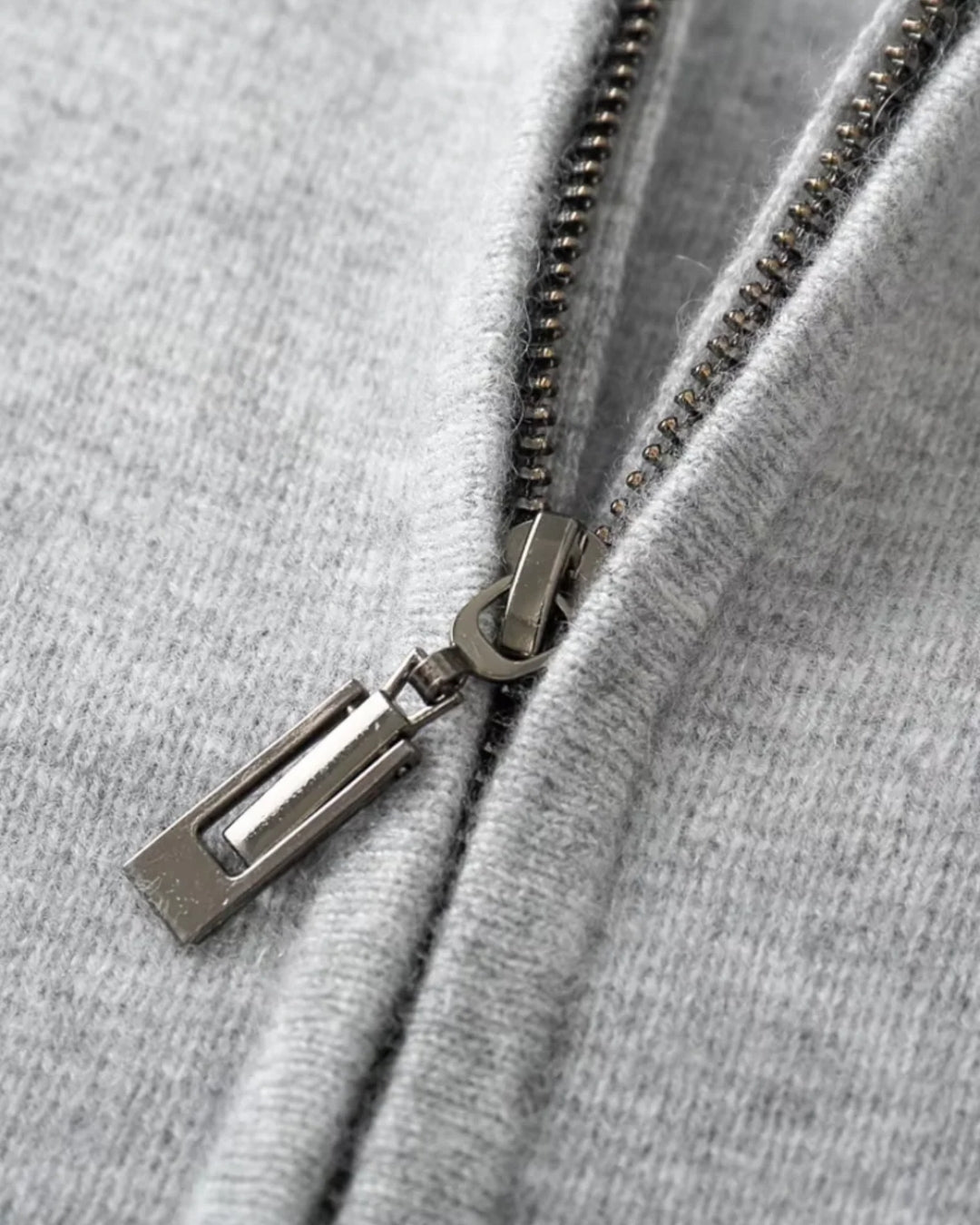 Merinowollen Full-Zip Hoodie Comfort Set - Grijs