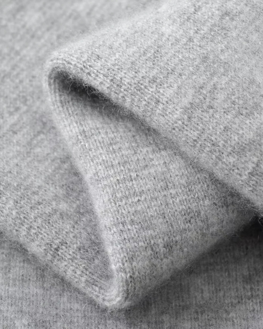 Merinowollen Full-Zip Hoodie Comfort Set - Grijs