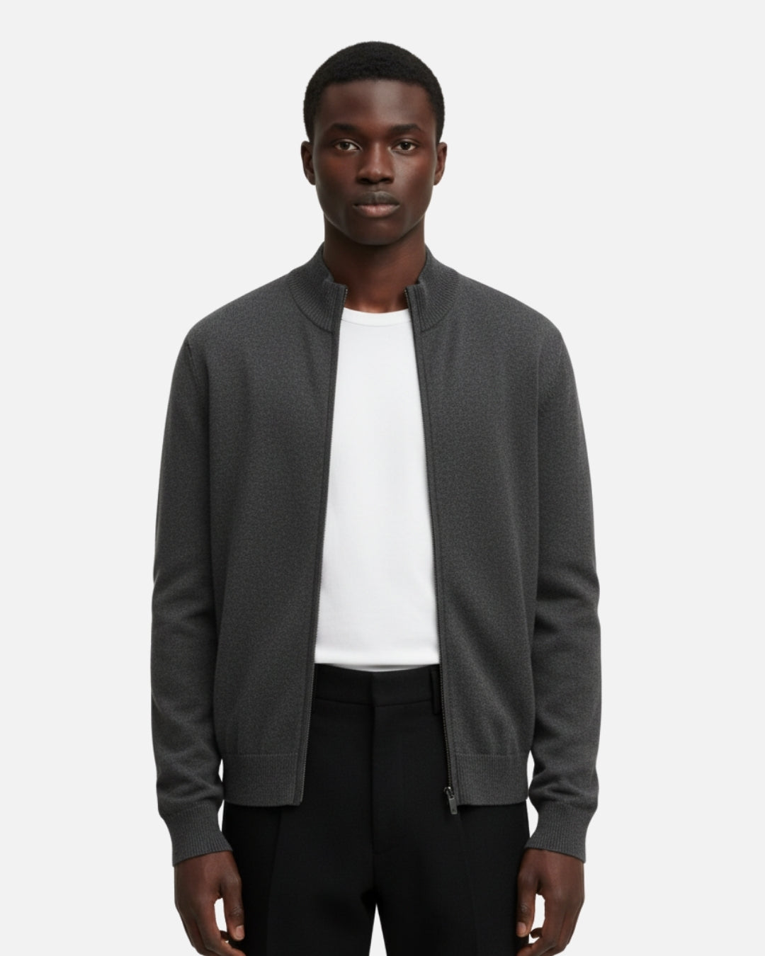 TQC - Merinowollen Full-Zip Sweater