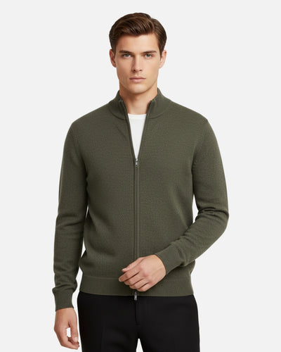 TQC - Merinowollen Full-Zip Sweater