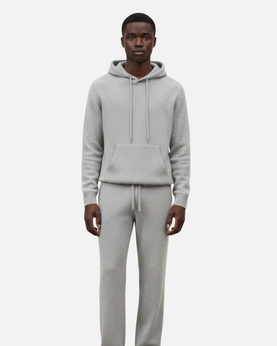 Merinowollen Hoodie Comfort Set - Grijs