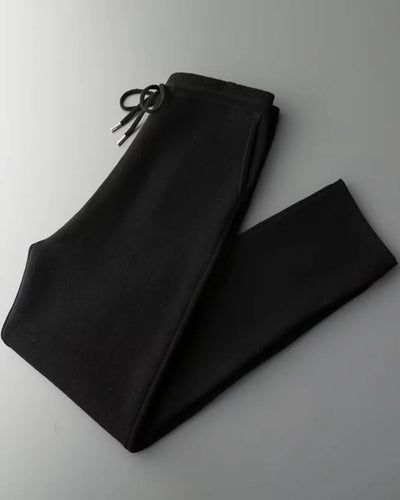 Merinowollen Hoodie Comfort Set - Zwart