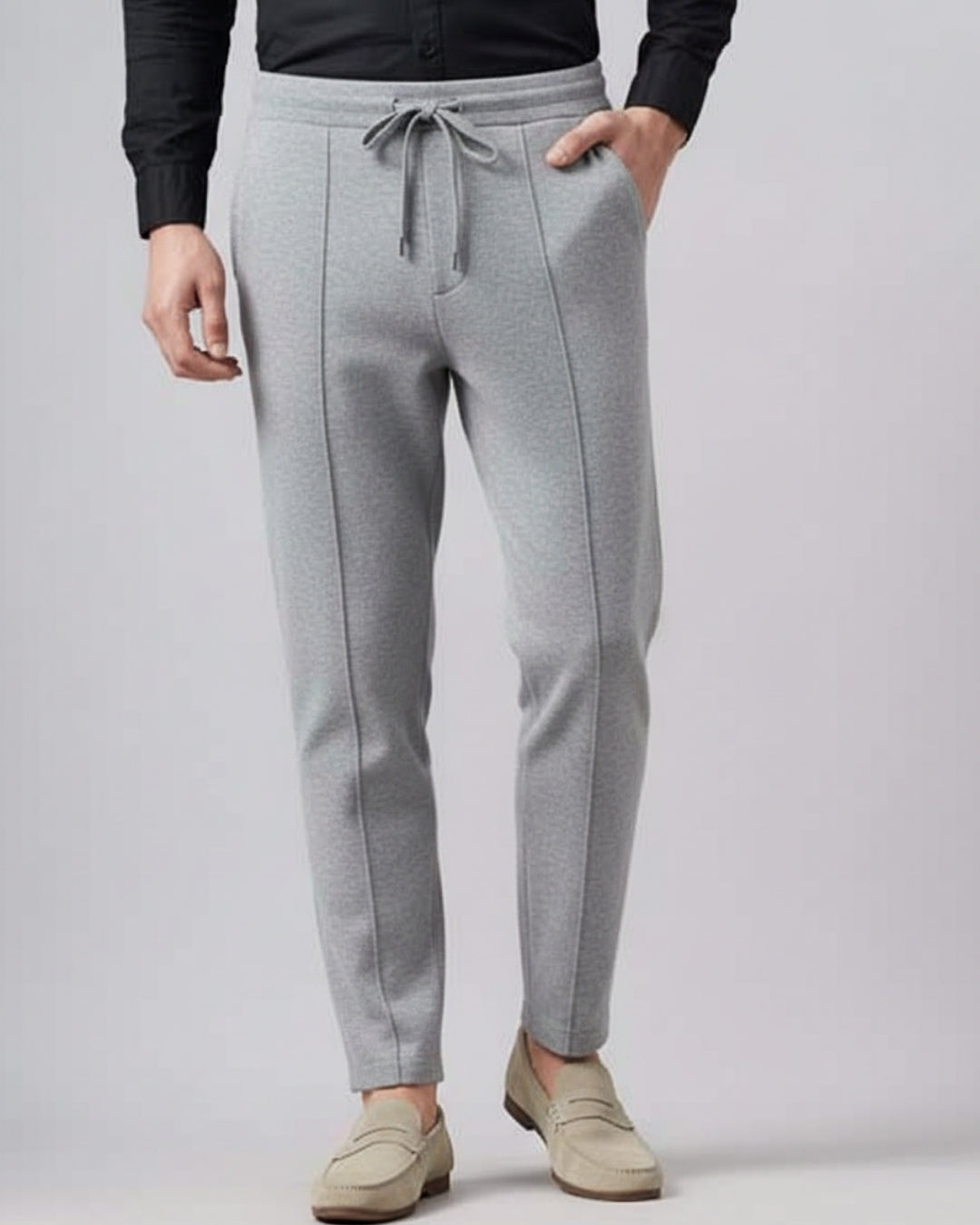 TQC - Heren Merinowollen Pantalon Slim Fit