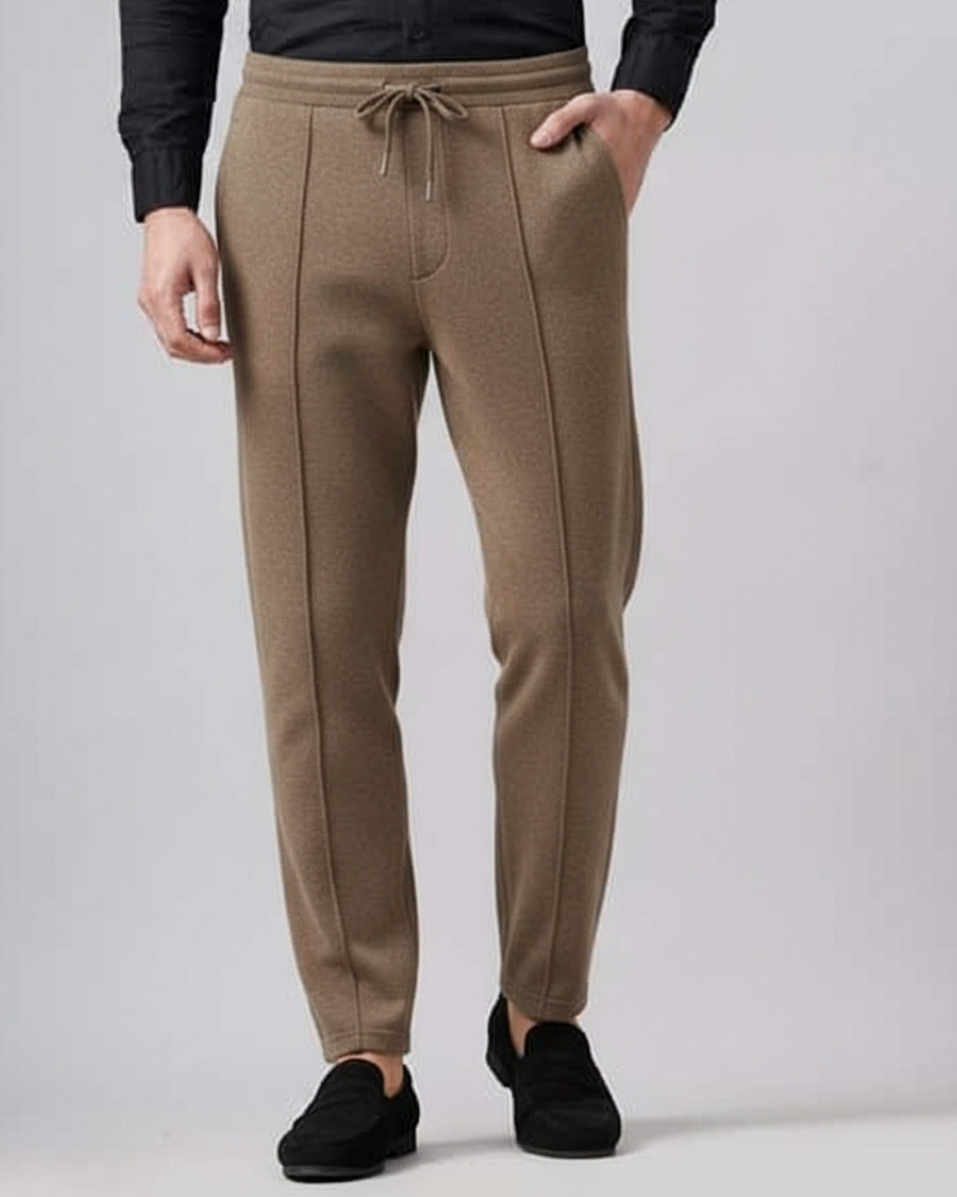 TQC - Heren Merinowollen Pantalon Slim Fit