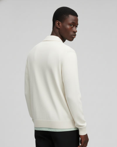 TQC - Merinowollen Polo Vest met Rits