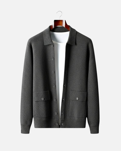 TQC - Merinowollen Luxe Overshirt met Knopen