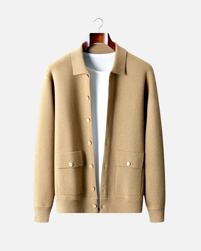 TQC - Merinowollen Luxe Overshirt met Knopen