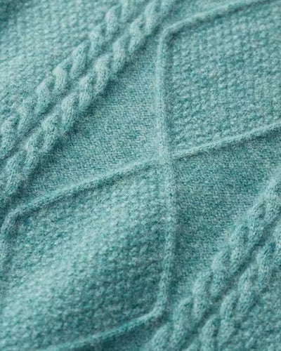 Merinowollen Sweater met Turtleneck - Zeegroen