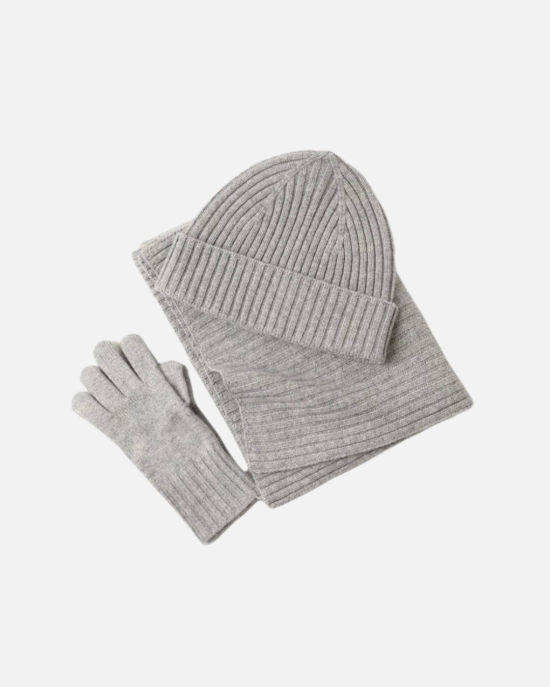 Merinowollen Winter Essentials Pack - Grijs