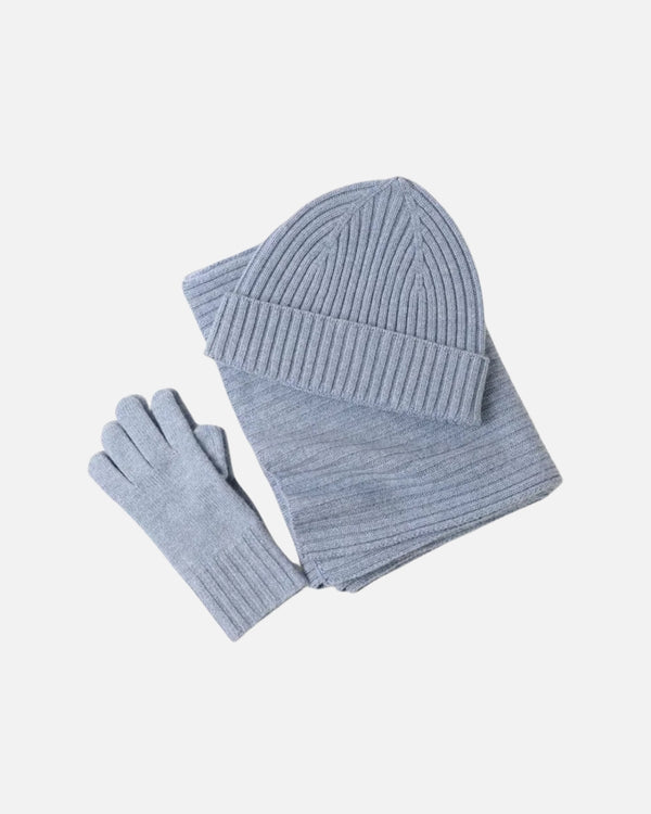 Merinowollen Winter Essentials Pack - Zeeblauw