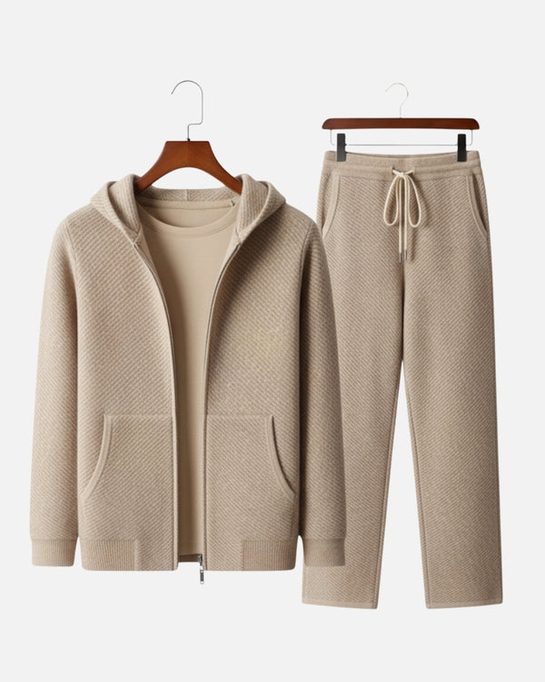 TQC - Merinowollen Full-Zip Hoodie Comfort Set