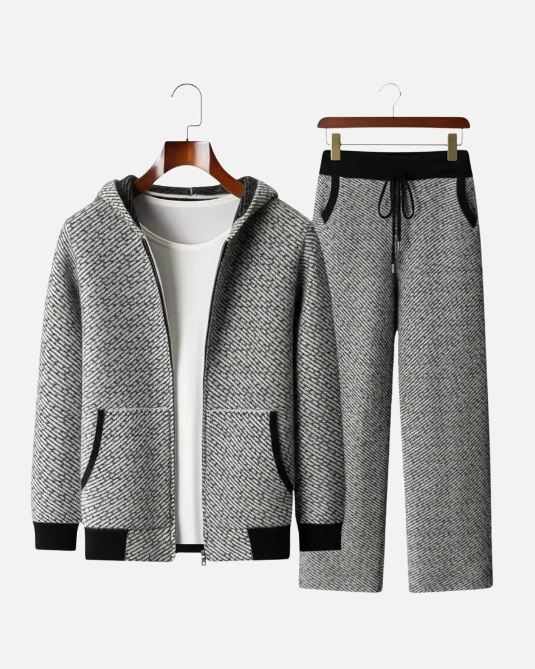 TQC - Merinowollen Full-Zip Hoodie Comfort Set