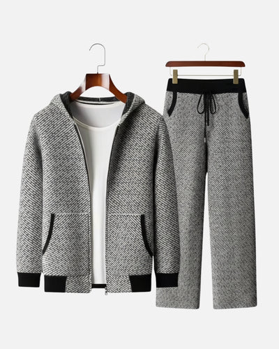 TQC - Merinowollen Full-Zip Hoodie Comfort Set