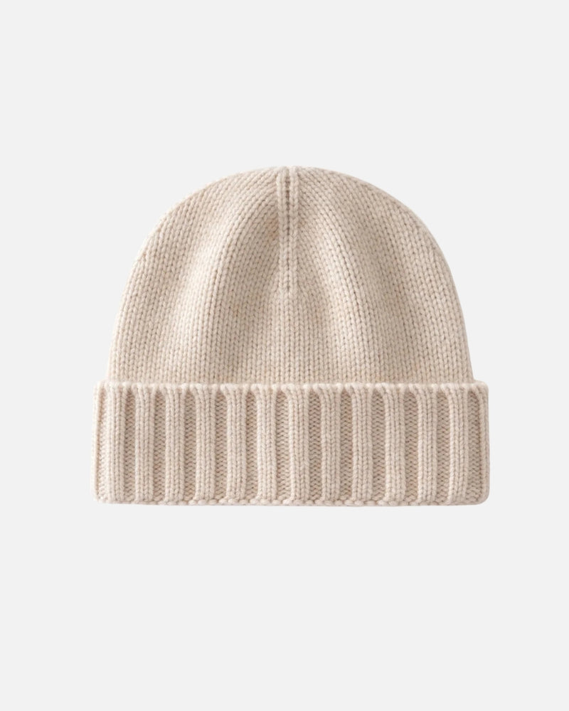Kasjmierblend Muts - Beige