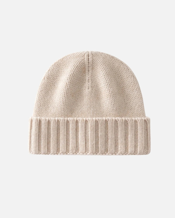 Kasjmierblend Muts - Beige