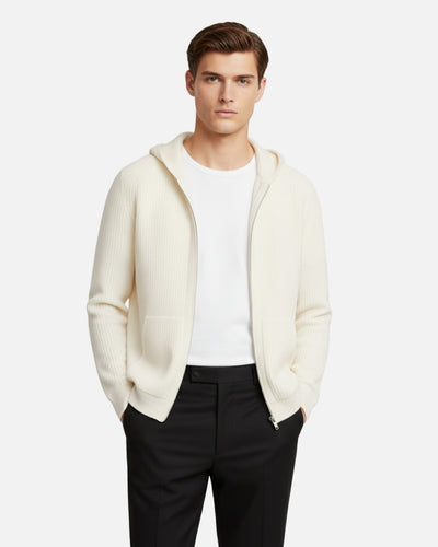 TQC – Premium Merinowollen Hoodie met Rits