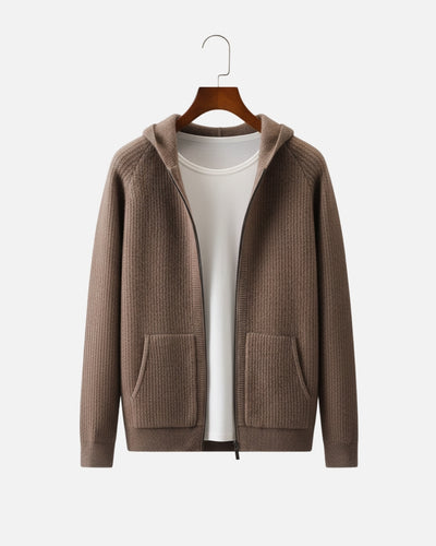 TQC – Premium Merinowollen Hoodie met Rits