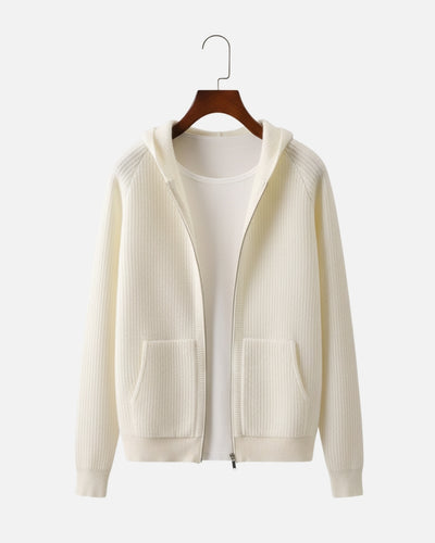 TQC – Premium Merinowollen Hoodie met Rits