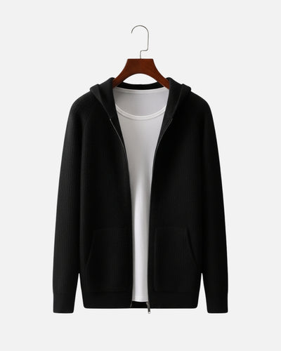 TQC – Premium Merinowollen Hoodie met Rits