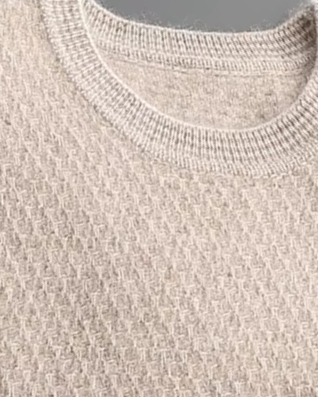 Pure Kasjmier Knit Crewneck - Dune