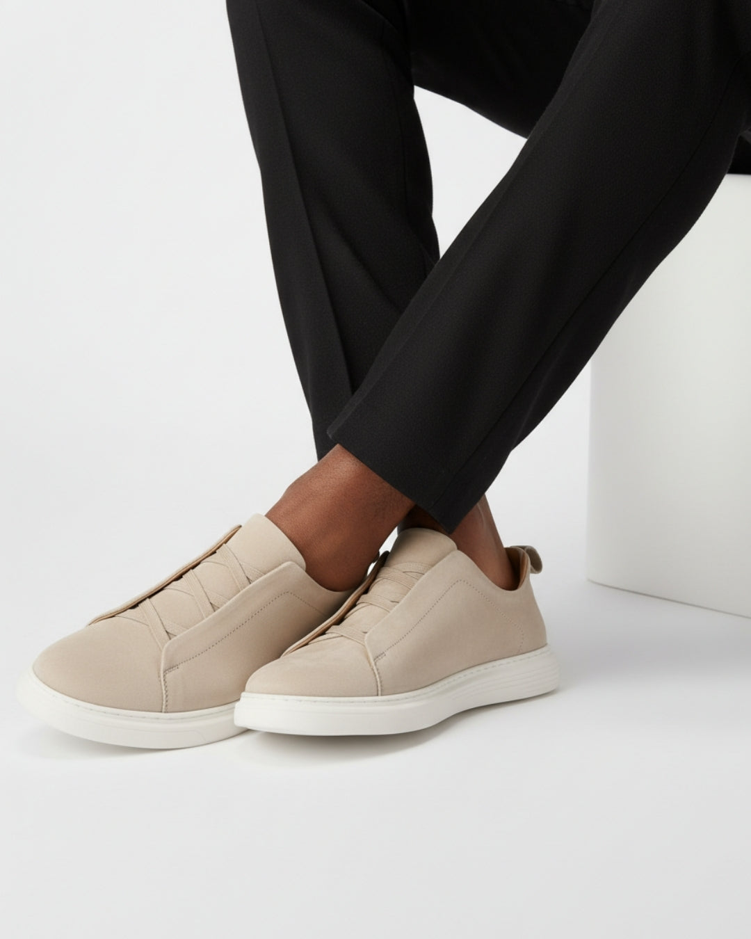 Suède Slip-On Sneaker - Dune