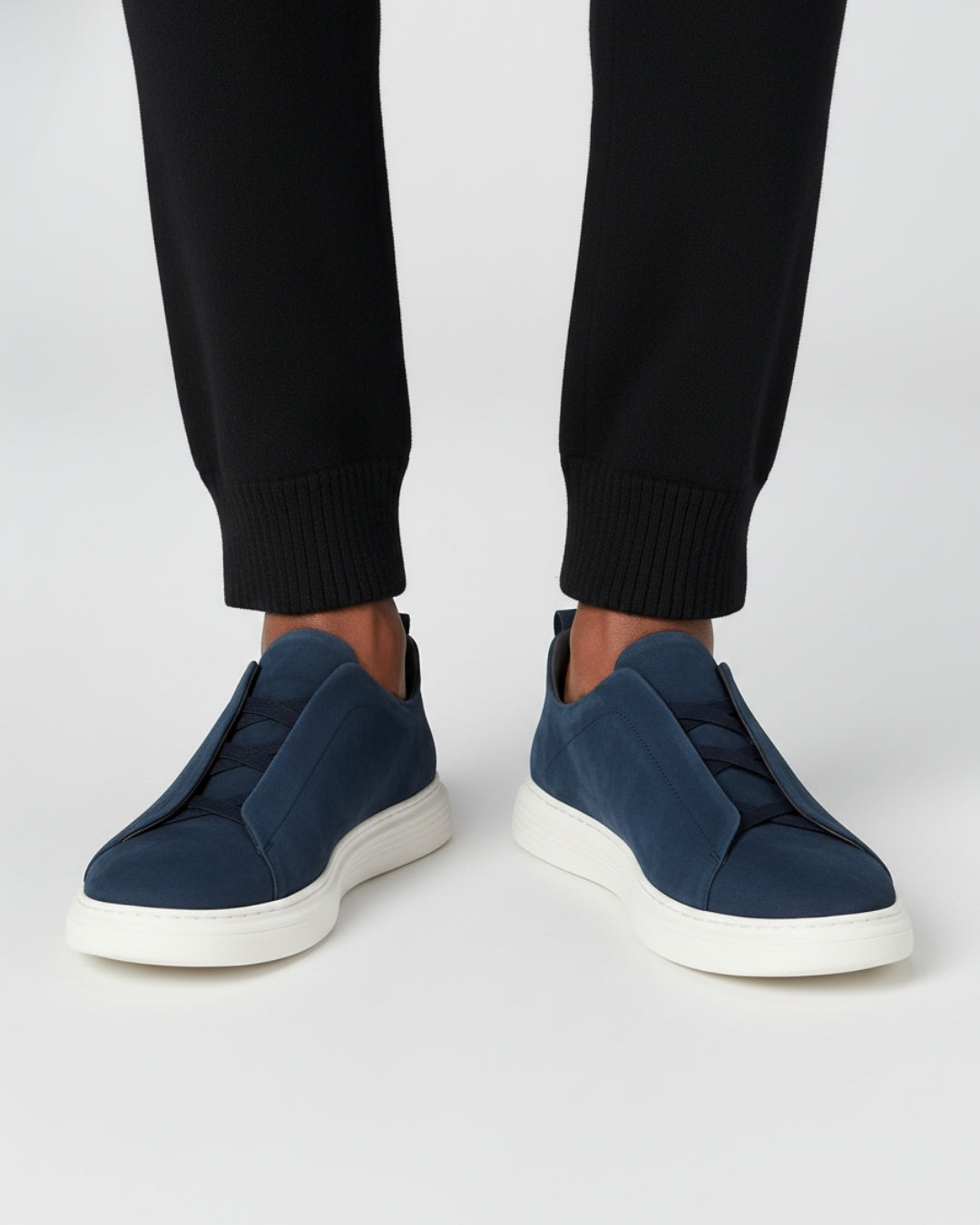 Suède Slip-On Sneaker - Navy