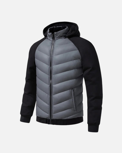 Zamora Gewatteerde Hybrid Jas - Grijs