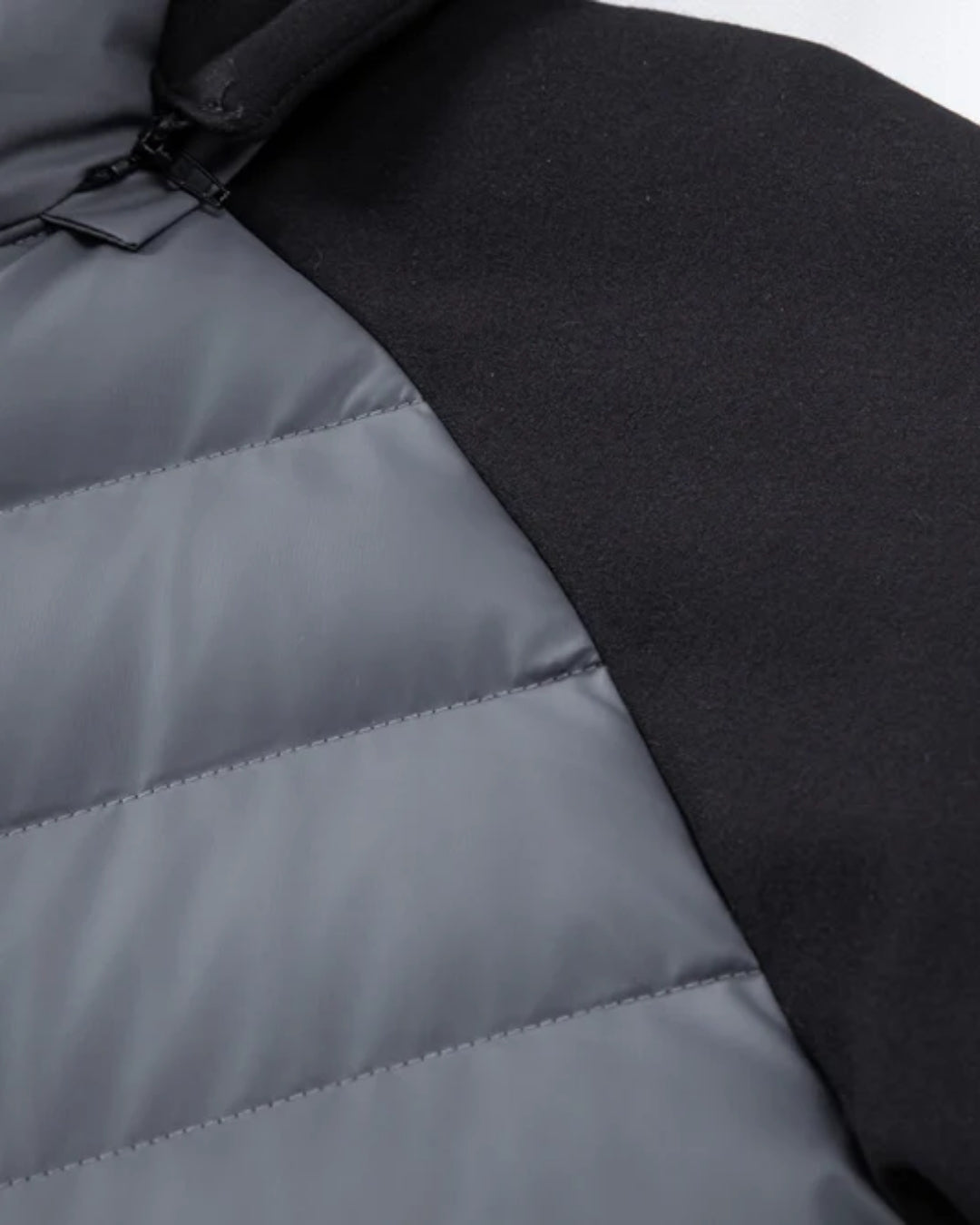 Zamora Gewatteerde Hybrid Jas - Grijs