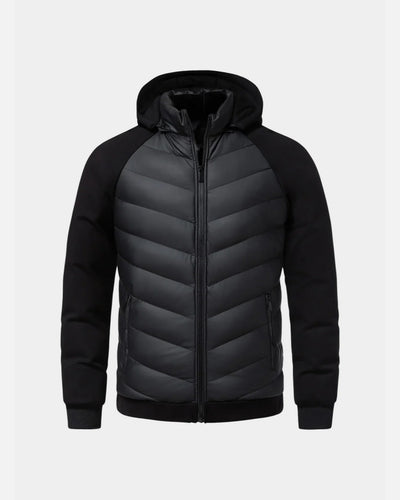 Zamora Gewatteerde Hybrid Jas - Zwart