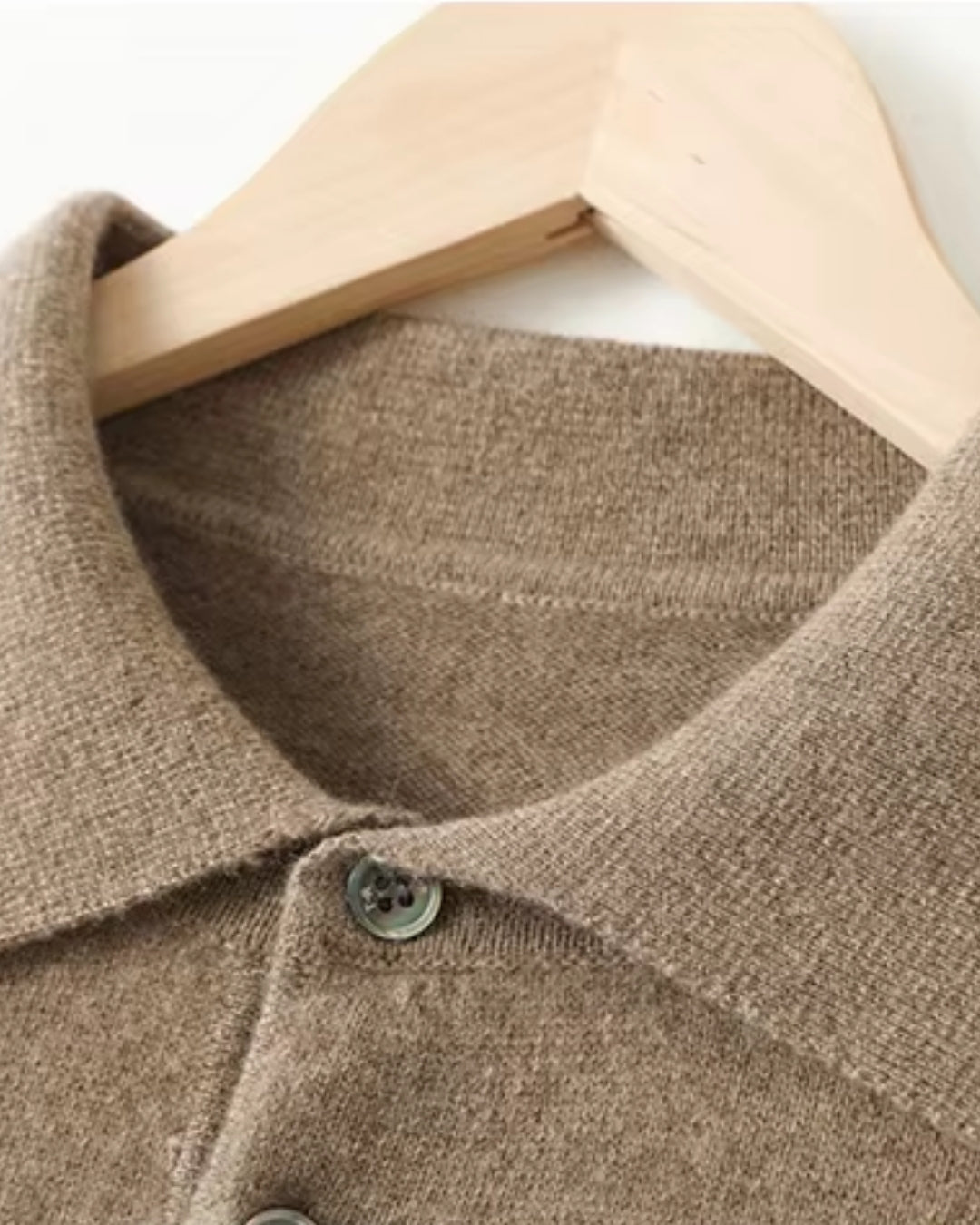 Pure Kasjmier Polo - Mocha