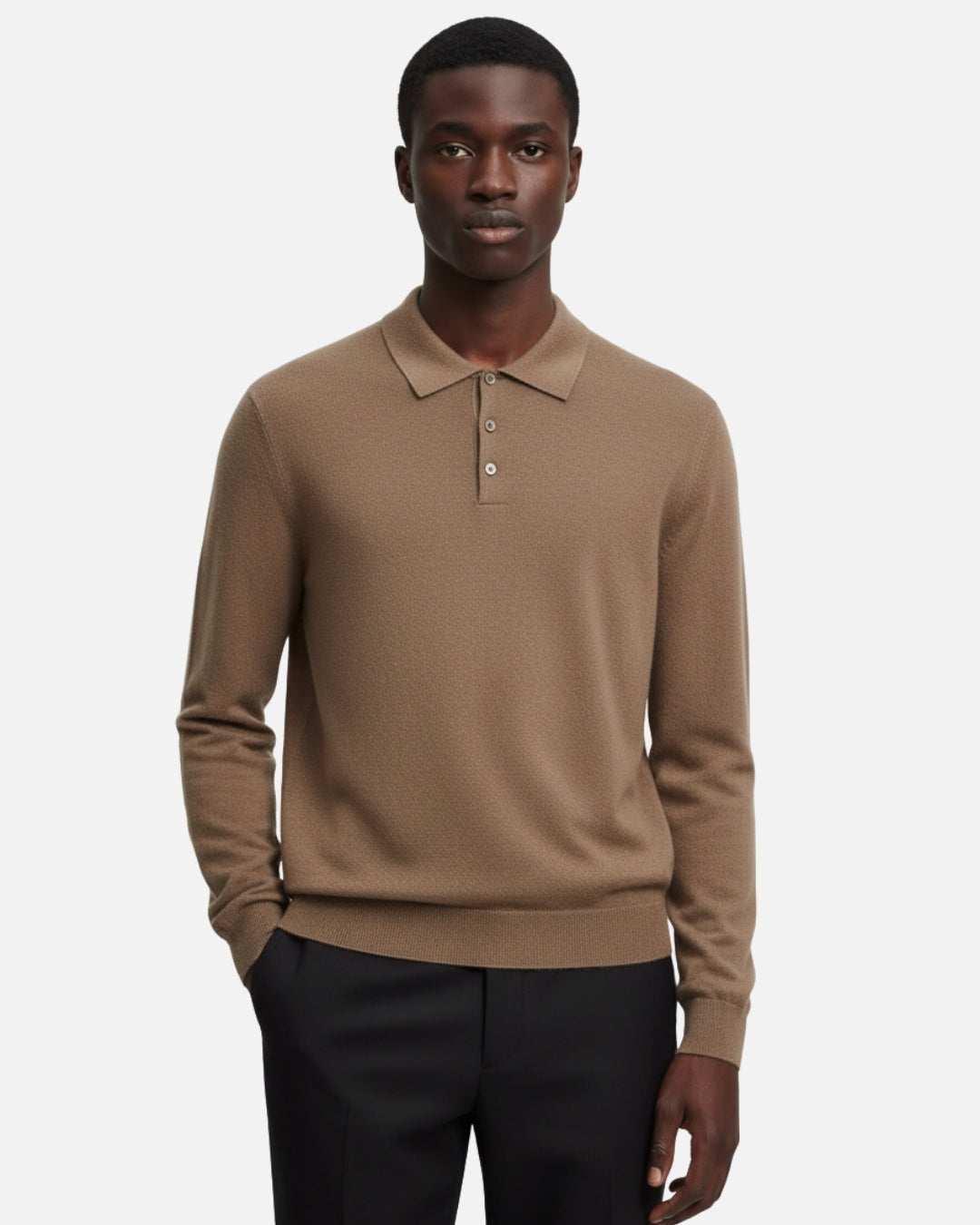 Pure Kasjmier Polo - Mocha