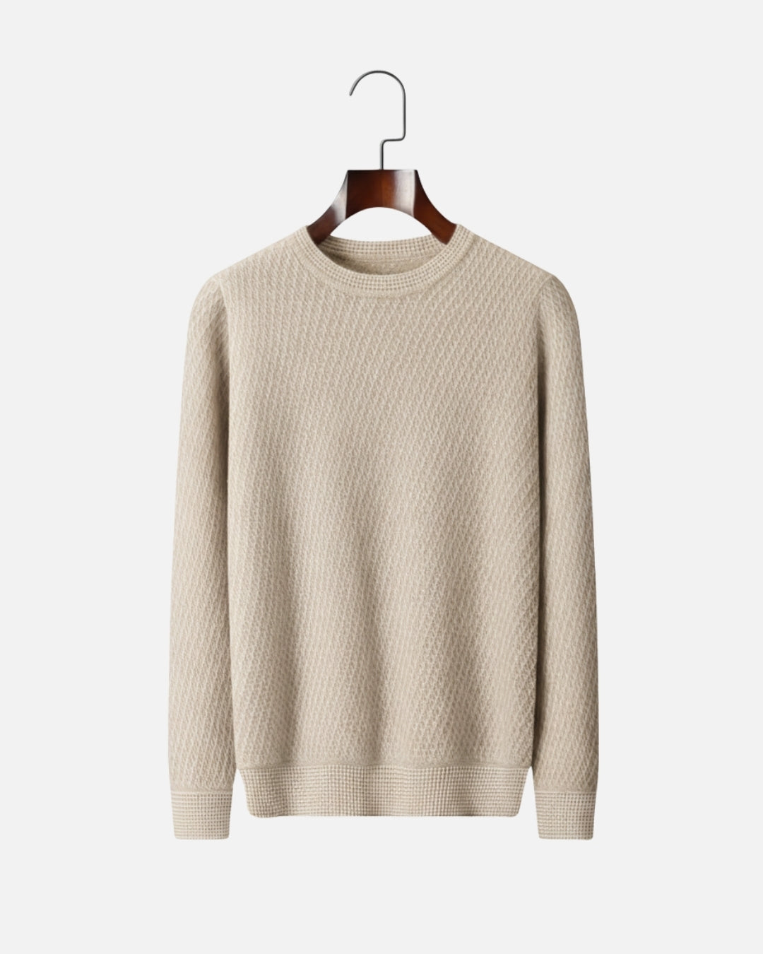 Pure Kasjmier Knit Crewneck - Dune