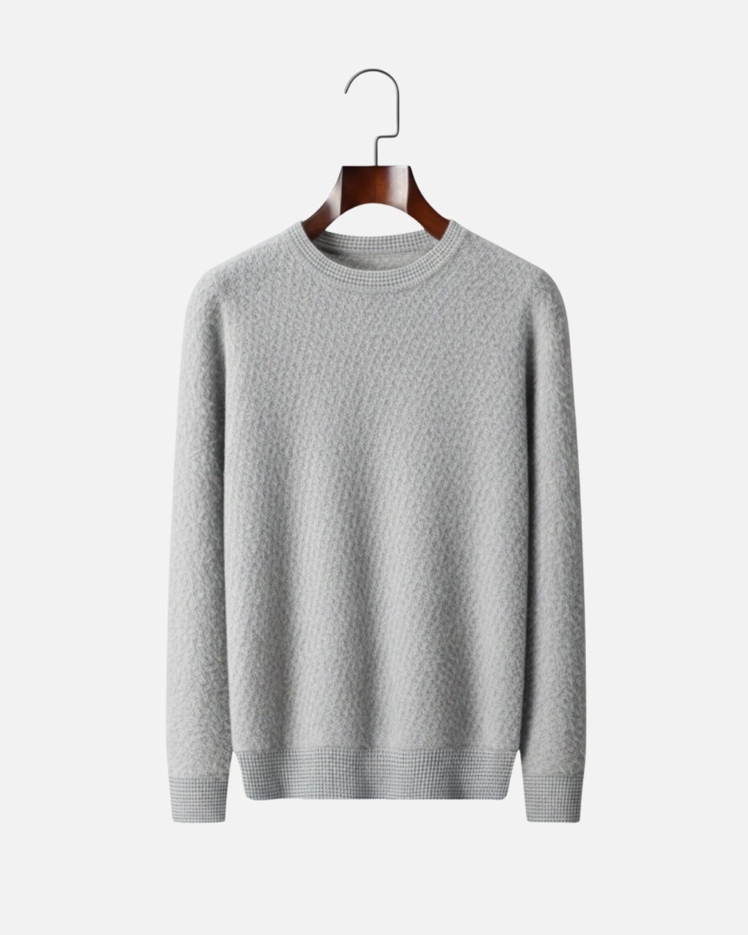 Pure Kasjmier Knit Crewneck - Grijs