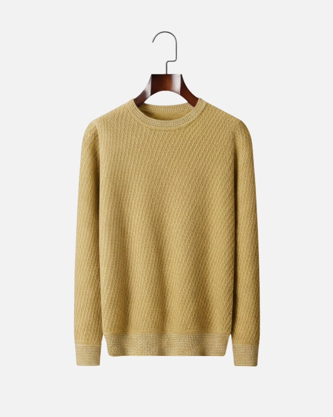 Pure Kasjmier Knit Crewneck - Honing