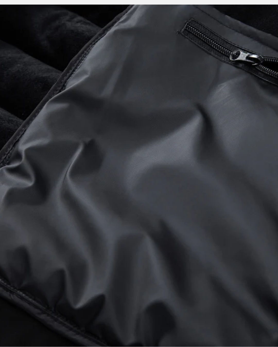 Zamora Gewatteerde Hybrid Jas - Zwart